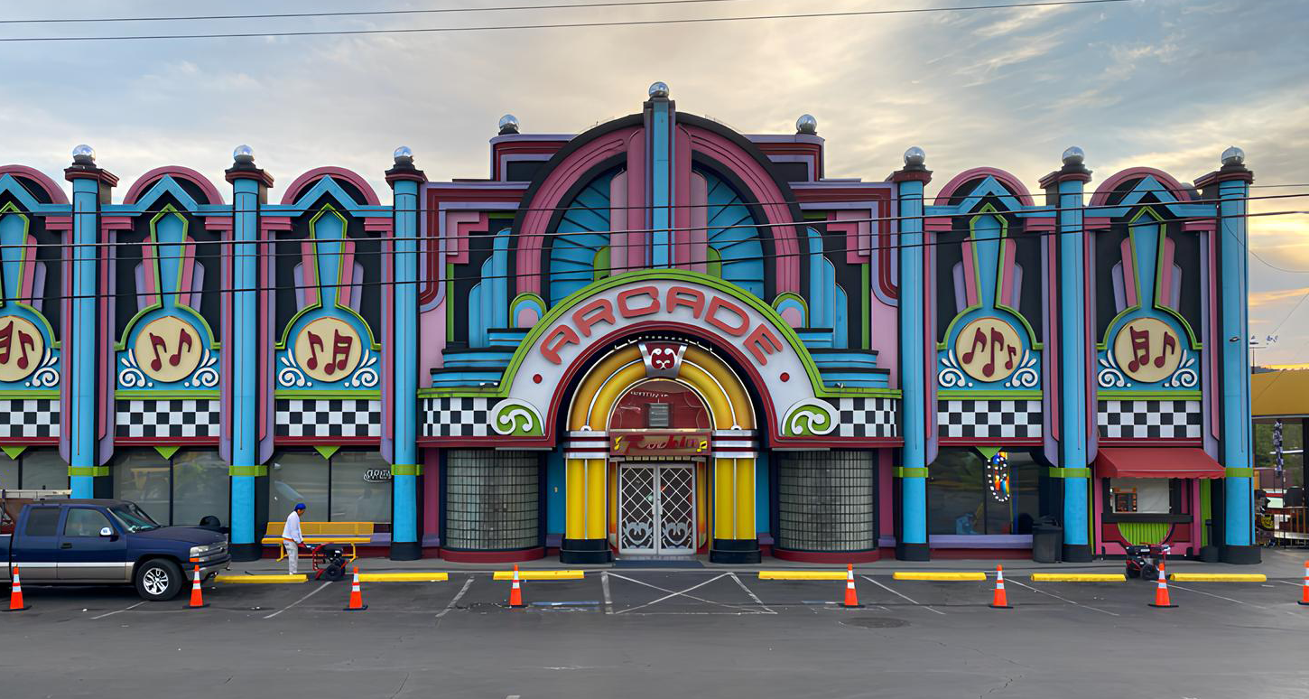 Arcade Exterior Painting Project Before